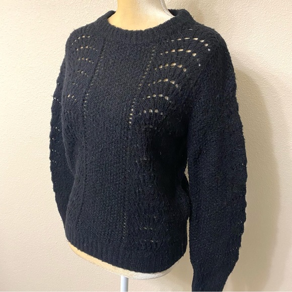 Rails Mara Openwork Crewneck Sweater - Picture 4 of 12
